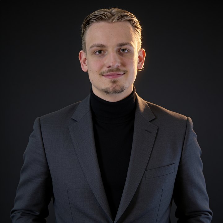 Porträt von Florian Möller, Geschäftsführer der Maschinenbau Schmiede